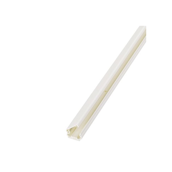 Panduit Cover Plate Raceway, LDPH Series, 1 Channel, 0.77 in W, 0.41 in H, 8 ft L, White, 8 PK LDPH3WH8-A - main